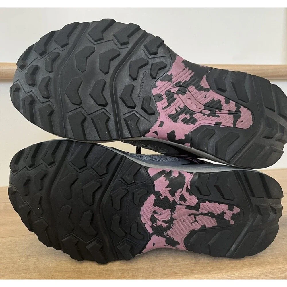 Saucony Excursion TR17 Womens 8.5W Wide Running Shoes Cinder Gray Gorpcore Y2K